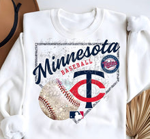 Load image into Gallery viewer, Baseball Teams Glitter Home Plate Dropdown TRANSFER PARJO
