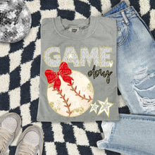 Load image into Gallery viewer, Dalmatian Game Day Baseball With Bow DROPDOWN TRANSFER CAP FEB
