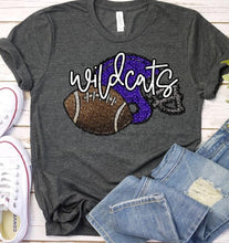 Load image into Gallery viewer, Sequin Football And Helmet Custom MASCOTS DTF TRANSFER
