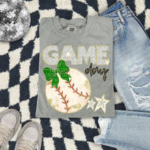 Load image into Gallery viewer, Dalmatian Game Day Baseball With Bow DROPDOWN TRANSFER CAP FEB
