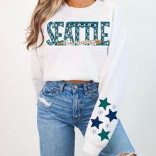 Load image into Gallery viewer, Baseball Teams Faux Embroidery Stars With SLEEVE OPTION TRANSFER VIRGO FEB
