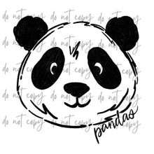 Load image into Gallery viewer, Doodle Single Color Mascots Dropdown TRANSFER
