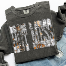 Load image into Gallery viewer, Grey Camo Word Collection Dropdown TRANSFER THREAD SEPT 25
