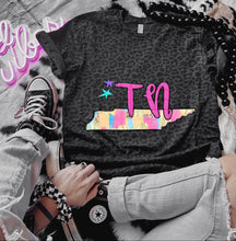 Load image into Gallery viewer, Preppy Bright Brushstroke States (all 50 states available) TRANSFER CAP APR
