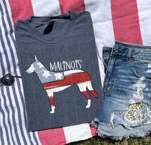 Load image into Gallery viewer, Patriotic Dog Designs White Text SWD MAY DROPDOWN TRANSFER

