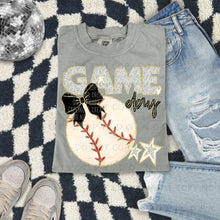 Load image into Gallery viewer, Dalmatian Game Day Baseball With Bow DROPDOWN TRANSFER CAP FEB
