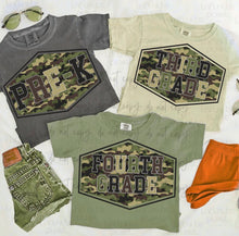 Load image into Gallery viewer, Camo Retro Grades DROPDOWN TRANSFER
