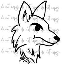 Load image into Gallery viewer, Doodle Single Color Mascots Dropdown TRANSFER
