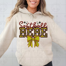 Load image into Gallery viewer, Softball Names Bow Faux Embroidery TRANSFER HMWK JAN
