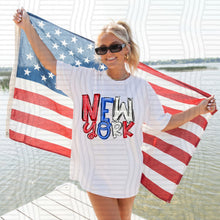 Load image into Gallery viewer, RWB Messy States (all 50 states available) TRANSFER CAP JUNE 26
