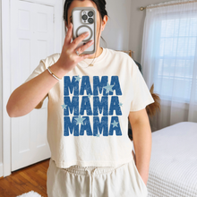 Load image into Gallery viewer, Stacked Mama Purple Blue Girl Boy Distressed DROPDOWN TRANSFER SCAR BDAY BASH 25
