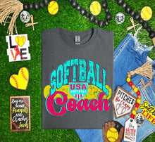Load image into Gallery viewer, Distressed Softball Family DROPDOWN TRANSFER MAR 26
