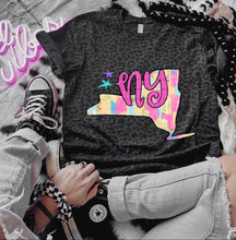 Load image into Gallery viewer, Preppy Bright Brushstroke States (all 50 states available) TRANSFER CAP APR
