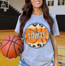 Load image into Gallery viewer, Leopard Basketball Background Mascot Dropdown TRANSFER CAP MAR
