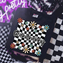 Load image into Gallery viewer, Checkered Daisy Title (DROPDOWN) TRANSFER ECHT
