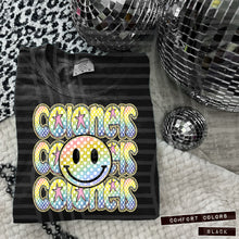 Load image into Gallery viewer, Rainbow Checker Happy Stacked Mascots Dropdown TRANSFER CAP JUNE 25
