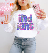 Load image into Gallery viewer, Pink And Purple Glam Mascot Dropdown TRANSFER CAP
