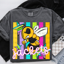 Load image into Gallery viewer, Neon Stripes Mascots DROPDOWN TRANSFER CSD APR 26
