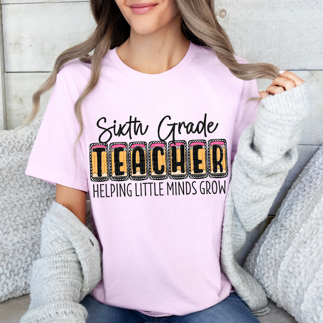 Teacher(Grades Dropdown) Helping Little Minds Grow BLK SDD TRANSFER