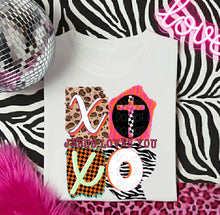 Load image into Gallery viewer, Xoxo Cross Leopard Checker Magazine Cutout TRANSFER DWD
