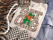 Load image into Gallery viewer, Camo Faux Embroidery Football Mascots Dropdown TRANSFER TGG SEPT 25
