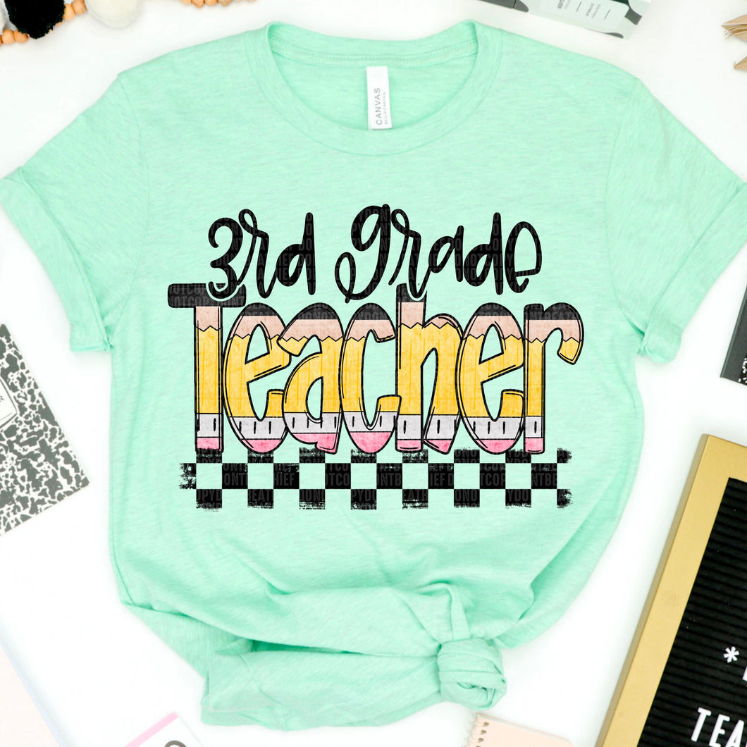 3rd Grade Teacher Pencil SDD TRANSFER