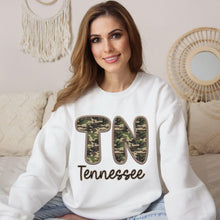 Load image into Gallery viewer, Bubble Camo Faux Embroidery States DTF TRANSFER
