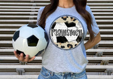 Load image into Gallery viewer, Leopard Soccer Background Mascot Dropdown TRANSFER CAP FEB
