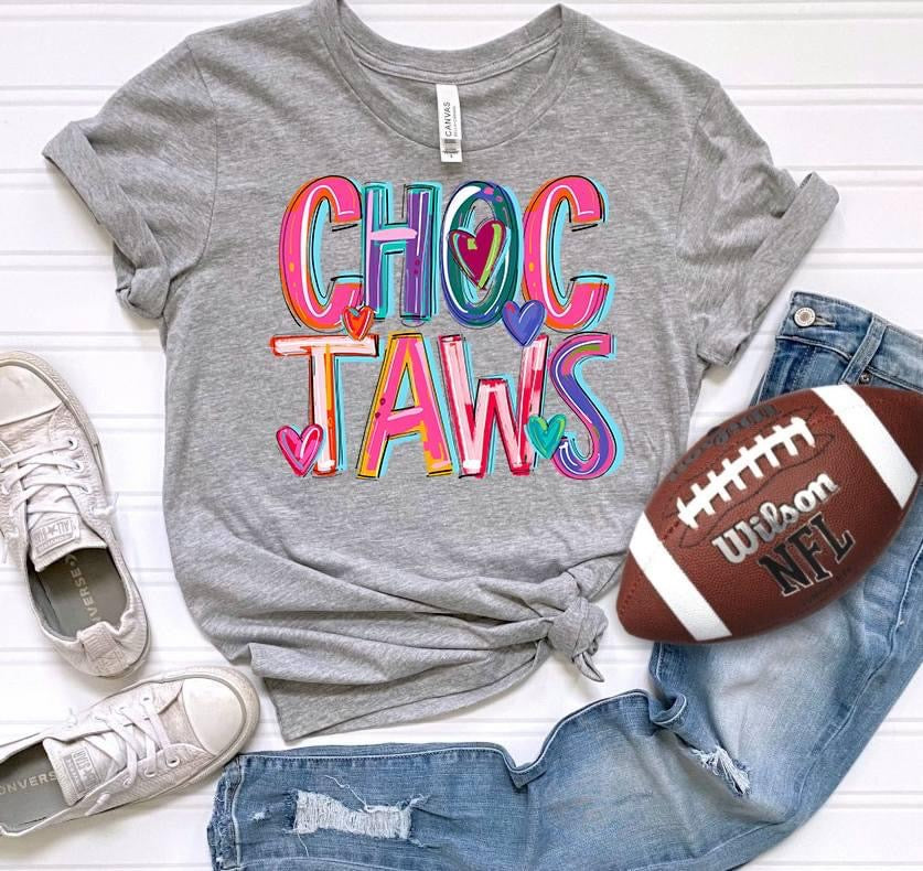 Choctaws Cheery Mascot TRANSFER – Sassy Sublimation & Screen Prints