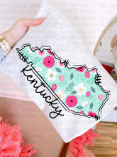 Load image into Gallery viewer, Pink Floral States (all 50 states available) TRANSFER CARTER MAR 26
