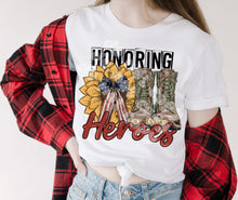Load image into Gallery viewer, Honoring Heroes Flower Boots TRANSFER CST MAR 26
