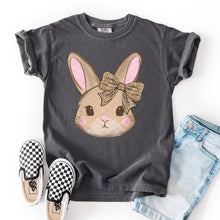 Load image into Gallery viewer, Leopard Bunny Bow Pink Cheeks TRANSFER SDD JAN 26
