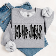 Load image into Gallery viewer, Retro Doodle Mascot BW Dropdown TRANSFER SWD TEMP
