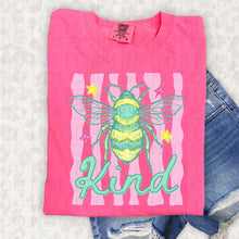 Load image into Gallery viewer, Bee Kind Pink Stripes TRANSFER UAC APR 26
