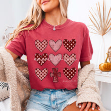 Load image into Gallery viewer, No Greater Love Polka Dot Hearts DROPDOWN TRANSFER SDD FEB
