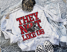 Load image into Gallery viewer, They Not Like Us Faux Embroidery Mascot DROPDOWN TRANSFER TGG 24
