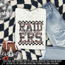 Load image into Gallery viewer, Let’s Go Football Faux Embroidery Checkered Mascots DROPDOWN TRANSFER CAP 24
