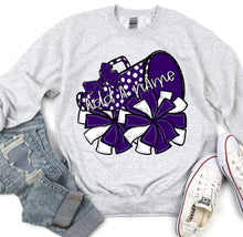 Load image into Gallery viewer, So Sporty Cheer Megaphone &amp; Pom NO CUSTOM NAME ADDED DROPDOWN TRANSFER BIA
