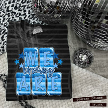 Load image into Gallery viewer, We Are Blue Stripes Mascot Dropdown TRANSFER CAP MAY
