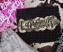 Load image into Gallery viewer, Camo Faux Applique Teams DROPDOWN TRANSFER ECHT JUNE
