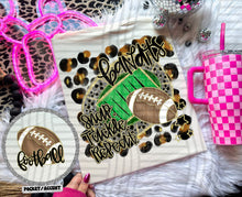 Load image into Gallery viewer, Snap Tackle Repeat Football Leopard Field Mascots Dropdown TRANSFER CAP JUNE 25
