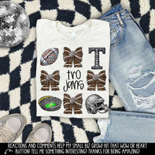 Load image into Gallery viewer, Rhinestone Bow Mascot Collage DROPDOWN TRANSFER
