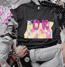 Load image into Gallery viewer, Preppy Bright Brushstroke States (all 50 states available) TRANSFER CAP APR
