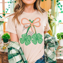 Load image into Gallery viewer, Lace Shamrock Cherries Orange TRANSFER MMD FEB
