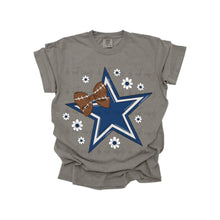 Load image into Gallery viewer, Bow + Flower Football Team DROPDOWN TRANSFER MWG JUNE 25
