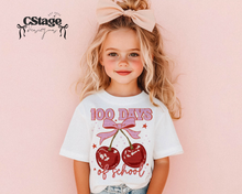 Load image into Gallery viewer, 100 Days of School Cherry Bow TRANSFER CSTAGE JAN 26 100 DAYS OF SCHOOL COLLAB CDC X CSTAGE X SCG X UMC
