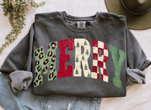 Load image into Gallery viewer, Merry Green Leopard Plaid Paint Arch TRANSFER TUESDAY
