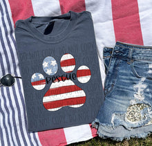 Load image into Gallery viewer, Patriotic Dog Designs Black Text SWD MAY DROPDOWN TRANSFER
