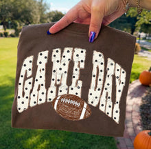 Load image into Gallery viewer, Cream Polka Game Day Football Arch DTF TRANSFER TUESDAY
