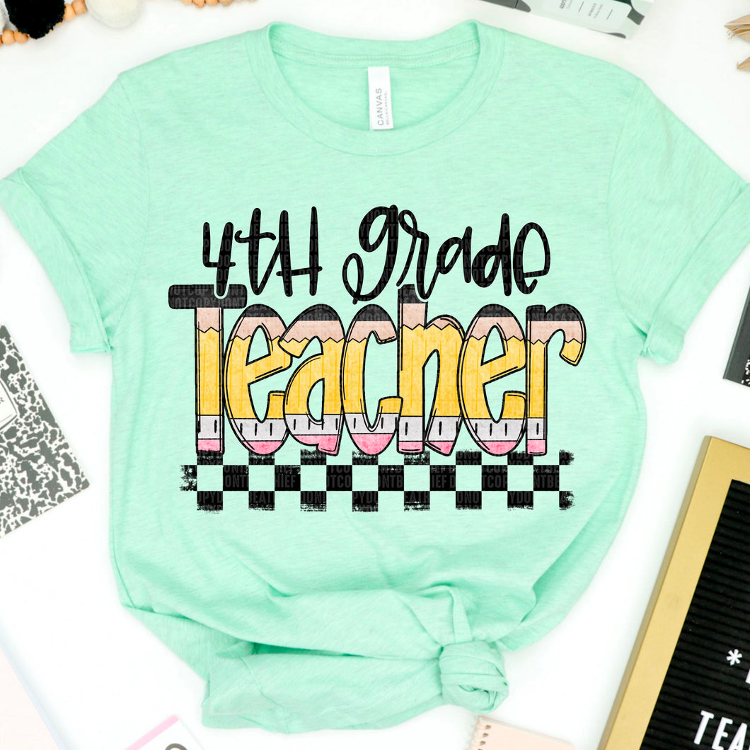 4th Grade Teacher Pencil SDD TRANSFER